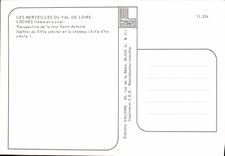 MODERN CARD Wonders Of the Loire Valley Loaches View Of the Tower Saint Antoine