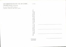 MODERN CARD Wonders Of the Loire Valley Loaches the Gate