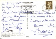 POSTAL MODERNA el policía de Londres de la ciudad tiene