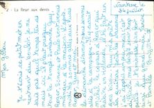 MODERN CARD Flower With the Teeth