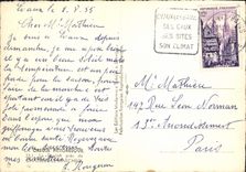 MODERN CARD Hollow Picturesque Tourion Close To Castle Marcheix