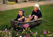 MODERN CARD Folklore Of France Normandy Children