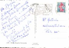 POSTAL MODERNA cámara acorazada vieja de Savoyard