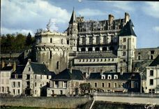 POSTAL MODERNA Loire ch4ateau Amboise el castillo