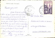 MODERN CARD Paris By Night The Operated