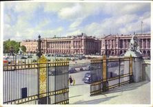 MODERN CARD Paris the Place of the Harmony