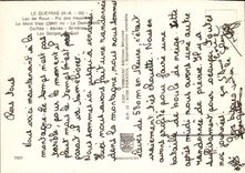 CPM Le Queyras Lac de Roue Pic des Heuvieres Le Mont Viso La demoiselle coiffee