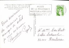 MODERN CARD Beautiful Images of Ardeche Bridge of Arc and Ardeche