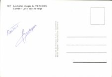 MODERN CARD Beautiful Images of Vercors Combe Laval under snow