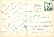 POSTAL MODERNA edificio de Bruselas de Prevayance Saciale y túnel