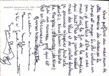 MODERN CARD Morzine Drill under Snow