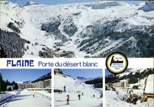 POSTAL MODERNA Flaine Porte sirve blanco