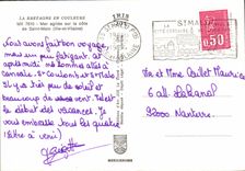 MODERN CARD Brittany Colors Sea agitee on the Dimension of Malo Saint