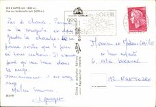 CPM Les 2 Alpes Vue sur la Muzelle