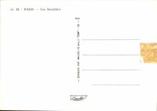 MODERN CARD Paris Invalids