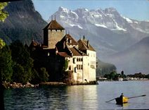 CPM Lac Leman Le Chateau de Chillon et les Dents du Midi