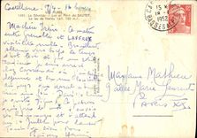 MODERN CARD the Alps Devoluy Lake and Pont of Sautet the Lake Narlay