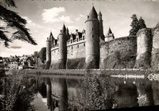 MODERN CARD Josselin edges of Oust and the Castle