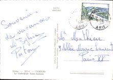 MODERN CARD Pamiers the Cathedral Holy Antonin