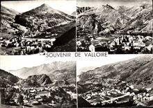 MODERN CARD Sauvenir de Valloire