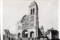 CPM La basilique de Vezelay en 1840 Bigeard