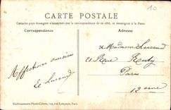 MODERN CARD Paris Funiculaire of Montmartre Crowns Heart