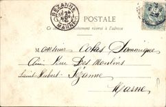 VINTAGE POSTCARD Children with the park