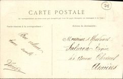 VINTAGE POSTCARD Castle of Malmaison Cedre plants by SM the Josephine empress