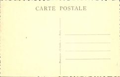 VINTAGE POSTCARD Saint Germain in Bush hammer interior Court of the Castle