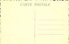 VINTAGE POSTCARD Saint Germain in Bush hammer Seen from of the Castle