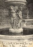 VINTAGE POSTCARD Park of Versailles Basin of Marmousets