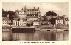 Opinión de D Amboise del castillo de la POSTAL de la VENDIMIA