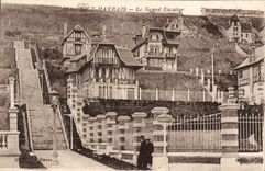 Natural de la POSTAL de la VENDIMIA Niza de Le Havre la escalera grande