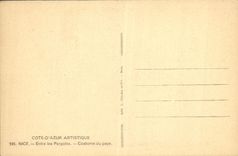 CPA Nice Entre les Pergolas Costume du Pays Femme Folklore