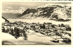 VINTAGE POSTCARD Zell amndt see Steln Meer Schwalbenwand