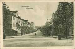VINTAGE POSTCARD Franzensbad Kaiserstrabe
