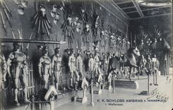 CPA Schloss Ambras Innsbruck Waffensaal Militaria Armures