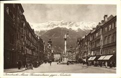 CPA Innsbruck Maia Theresientrasse gegen Nordkette