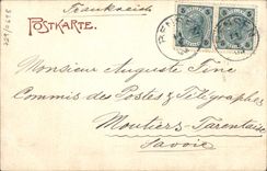 VINTAGE POSTCARD Tetschen von der Schaferwand