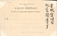 VINTAGE POSTCARD Tonkin Hanoi Entered of the pagoda Balny Indo-China Vietnam