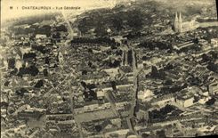 VINTAGE POSTCARD Chateauroux View