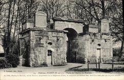 El castillo D Anet de la POSTAL de la VENDIMIA lleva de Charles el main