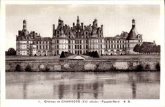 CPA Chateau De Chambord Facade Nord
