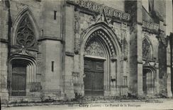 VINTAGE POSTCARD Clery the Gate of the Basilica