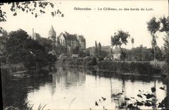 CPA Chateaudun Le Chateau Vu des Bords du Loir