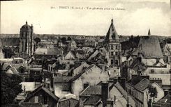 CPA Dreux Vue Generale Prise du Chateau