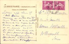 CPA Langeais Chateau