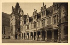 CPA Blois Le Chateau Facade Interieure Louis XII