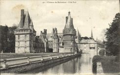 Castillo de Maintenon de la POSTAL de la VENDIMIA de la parte meridional