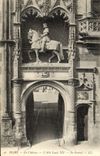 CPA Blois Le Chateau L'Aile Louis XII Le portail